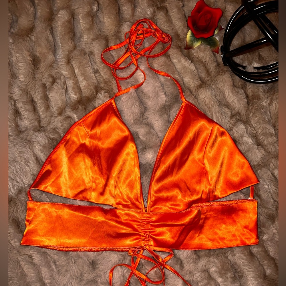Orange Bnwt akira sexy top XL